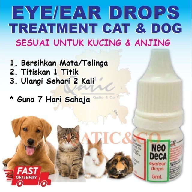 Ubat Mata & Telinga Kucing & Anjing / Eye & Ear drops 