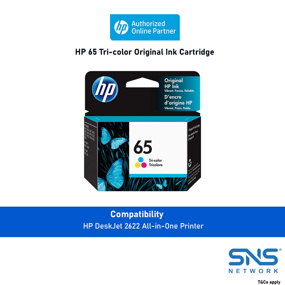 HP 65 Tricolor Original Ink Advantage Cartridge N9K01AA Compatible