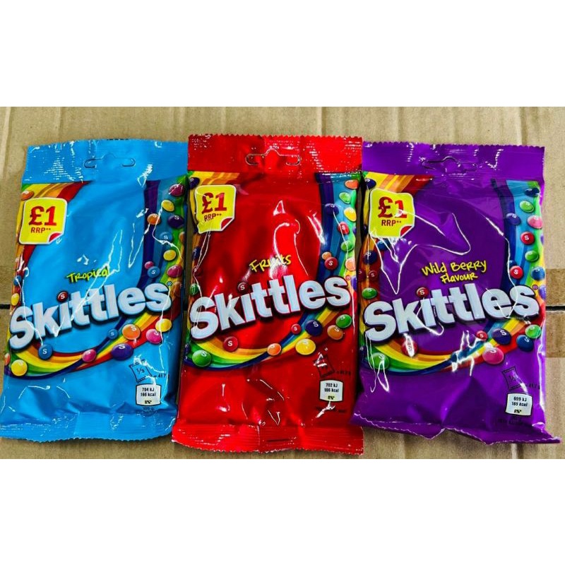 Skittles Candy 125g ( Tropical/Wild Berry/Fruits) Shopee Malaysia