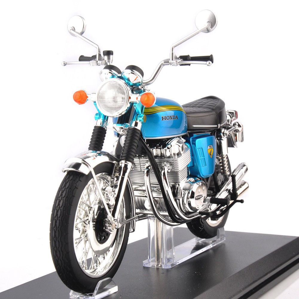 blue motorbike toy