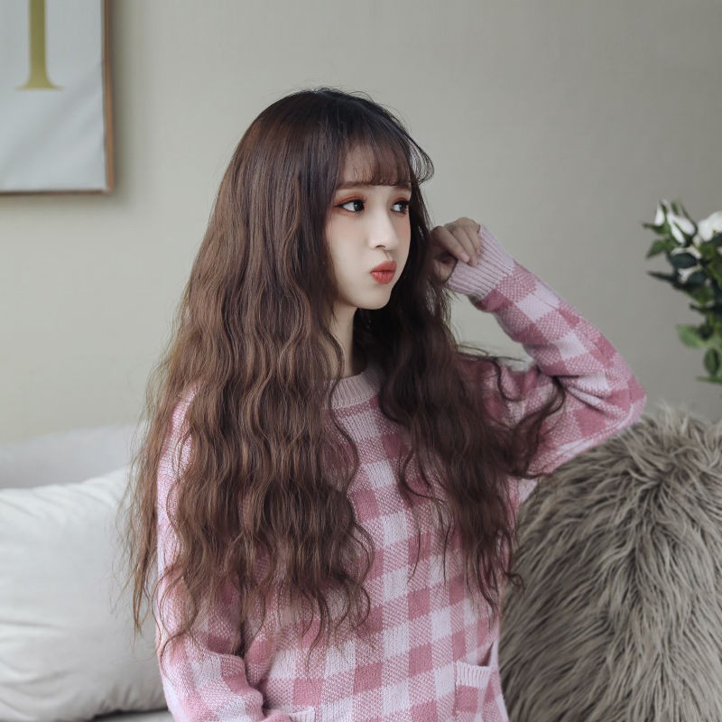 Wool Length Of Three Water Ripple Wig Female Curly Hair