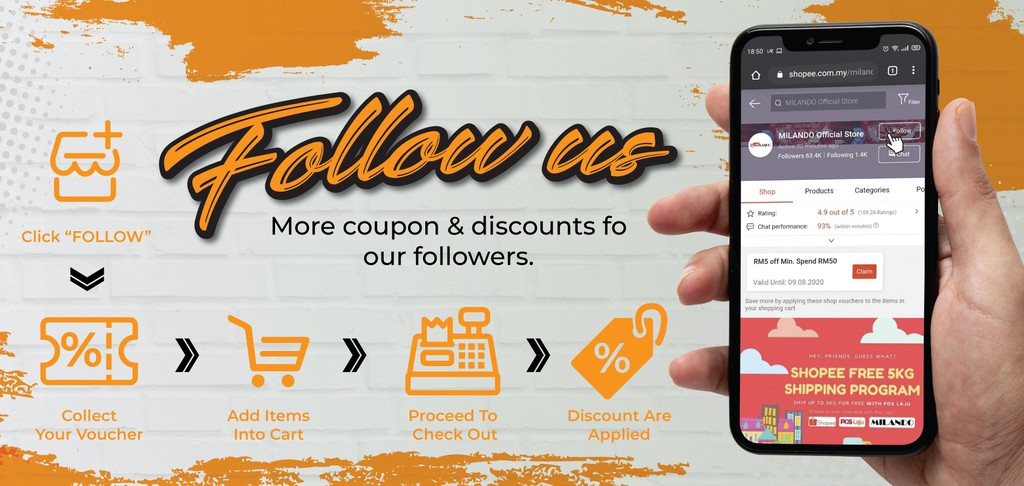 MILANDO Official Store, Online Shop | Shopee Malaysia
