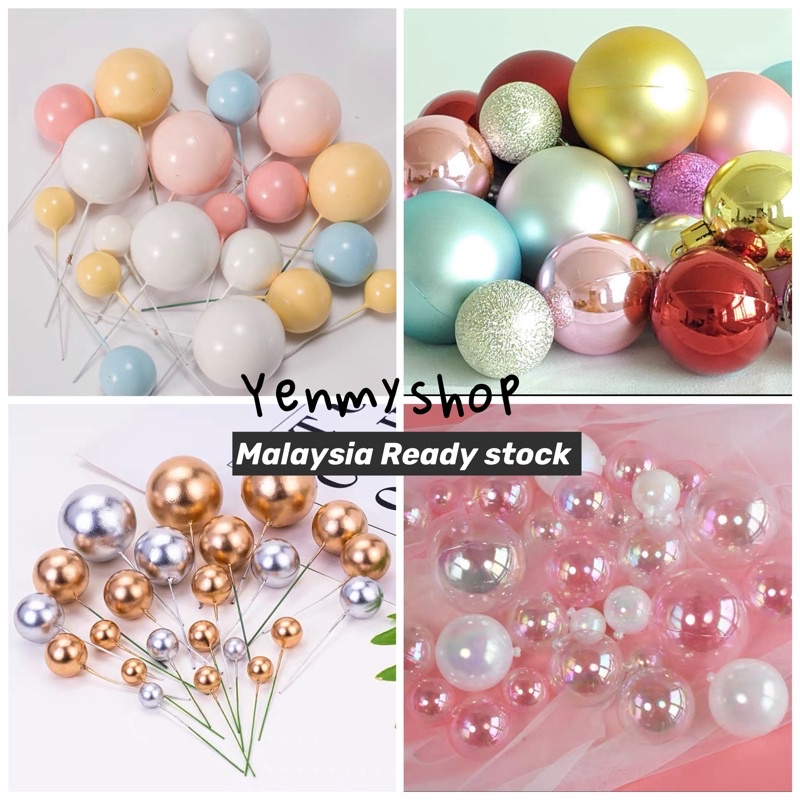 Colourful Ball Transparent Shinny Wish Ball Cake Decoration Cake Topper  Cake Christmas Party Decoration Birthday Cake