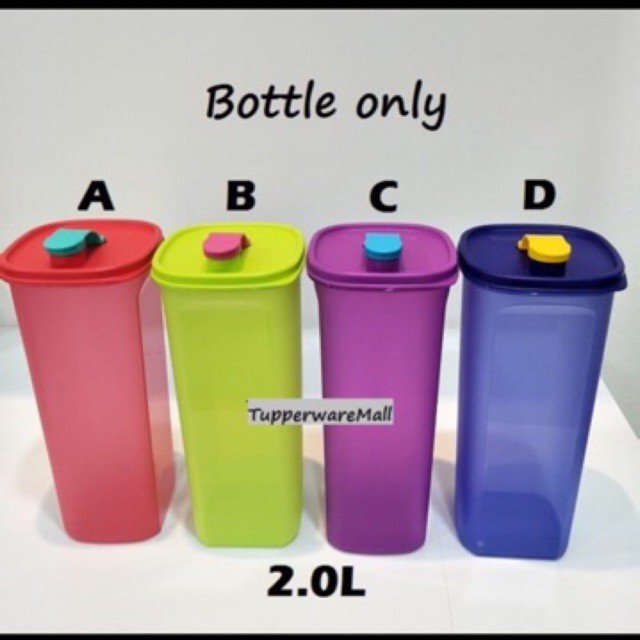 Tupperware PURPLE Fridge Water Bottles 1x2L (BPA FREE) SEBIJI SAHAJA ...