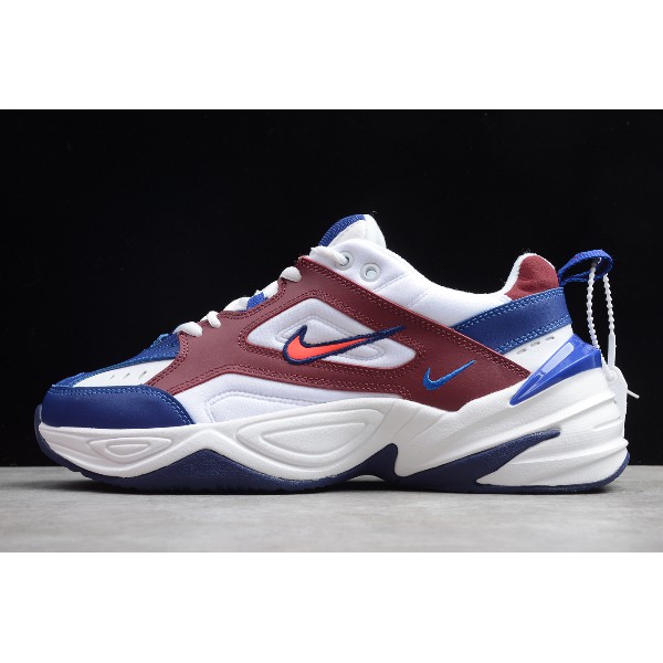 m2k tekno nike white red blue