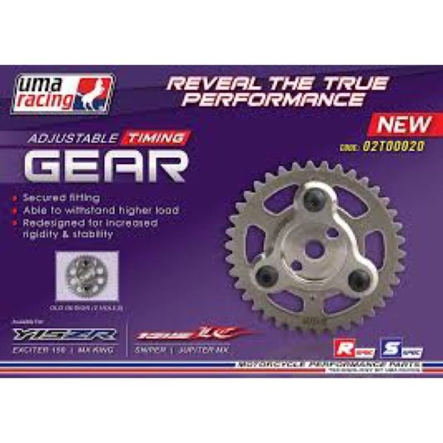 Uma Racing Timing Gear LC135 / Y15ZR / Ex5 / SRL 115i / W110 / W100R