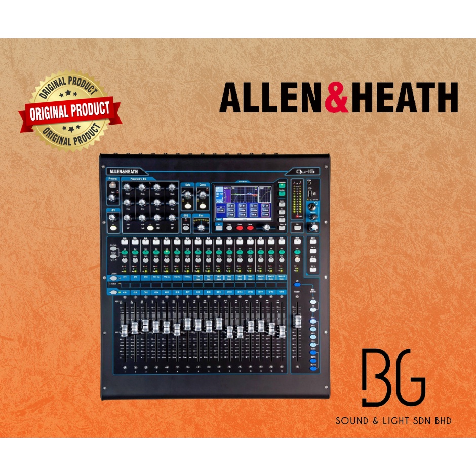 Allen & Heath Qu16 Chrome Edition Digital Mixer (qu16) Shopee Malaysia