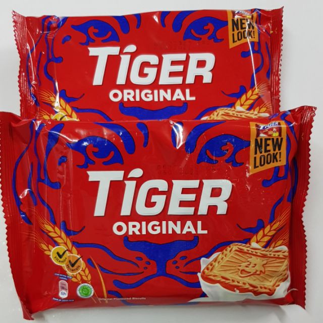 Tiger Biscuit Original 60g Chocolate 60g Milk 75g Shopee Malaysia