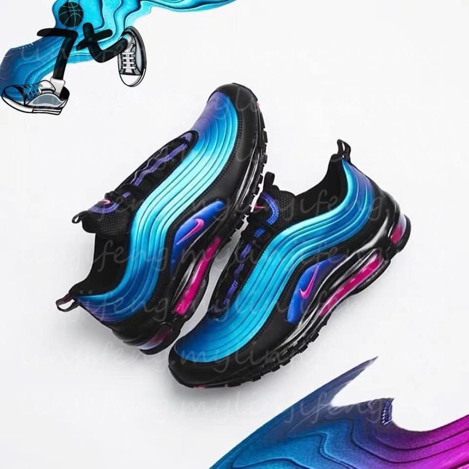 air max 97 purple and blue