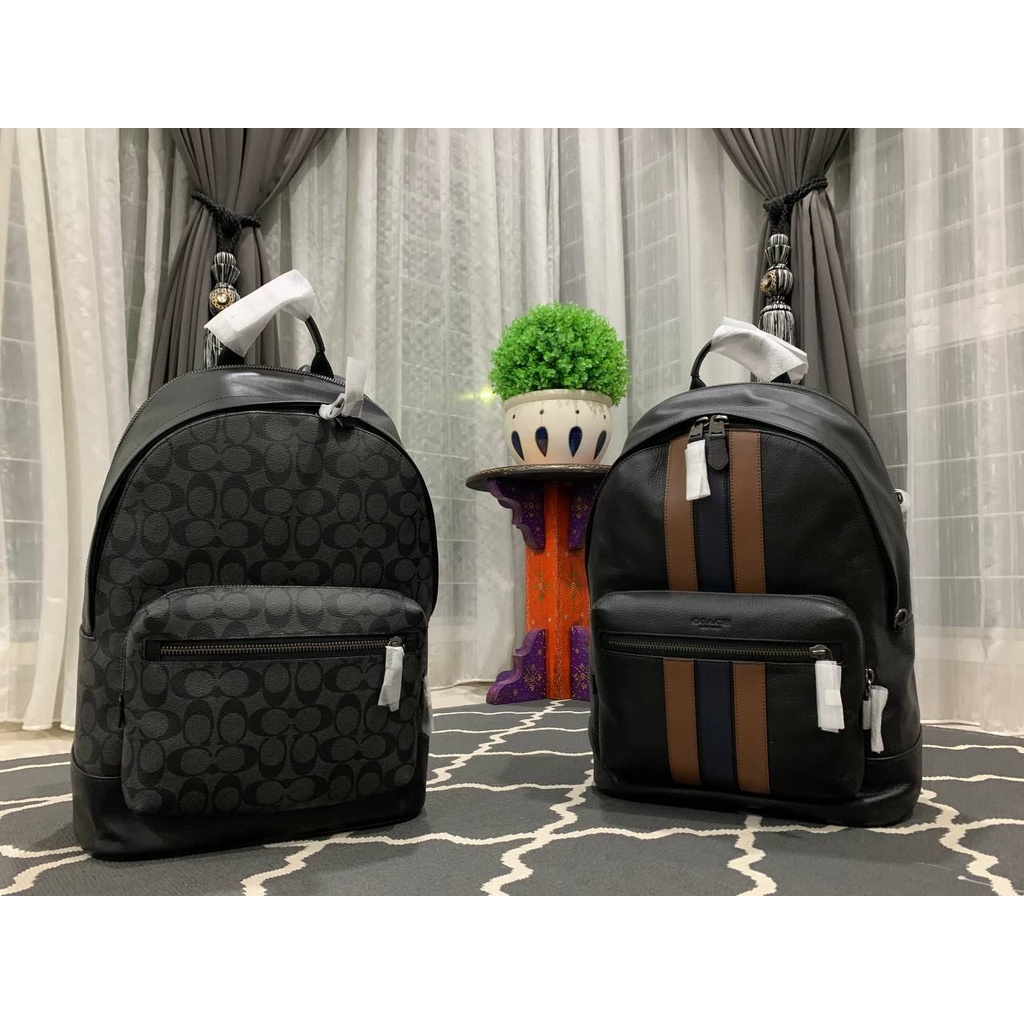 COACH Mens Leather Backpack [AUTHENTIC FROM USA] | Shopee Malaysia