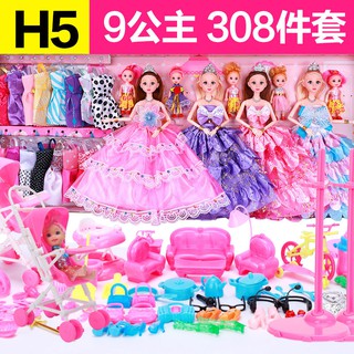 big barbie doll set