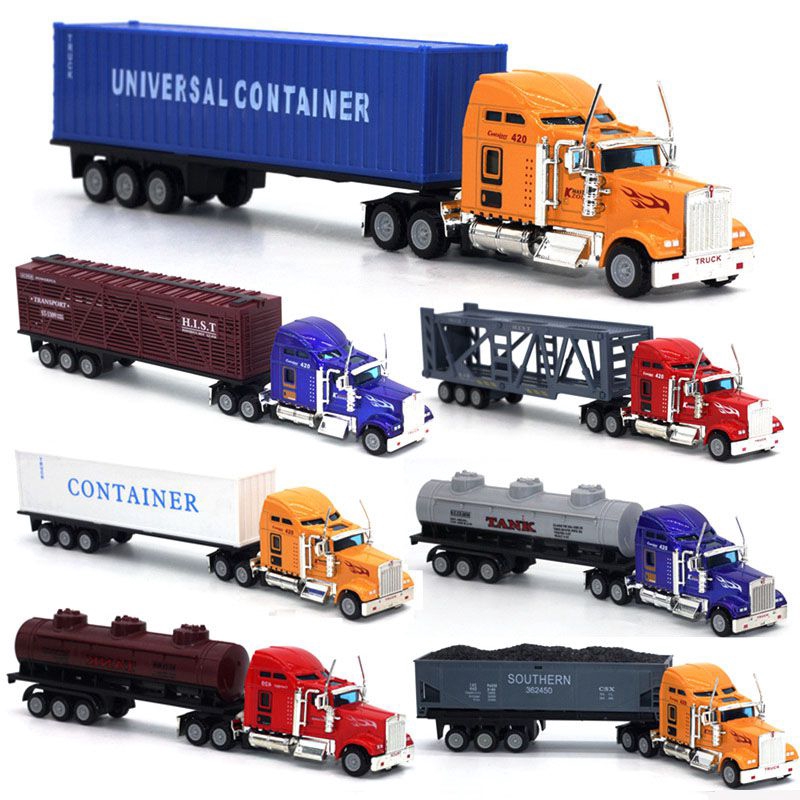 1 65 Alloy American Semi Trailer Truck Metal Diecast Container Truck Tanker Toy Gifts For Kids Shopee Malaysia - semi trailer truck variation 2 roblox