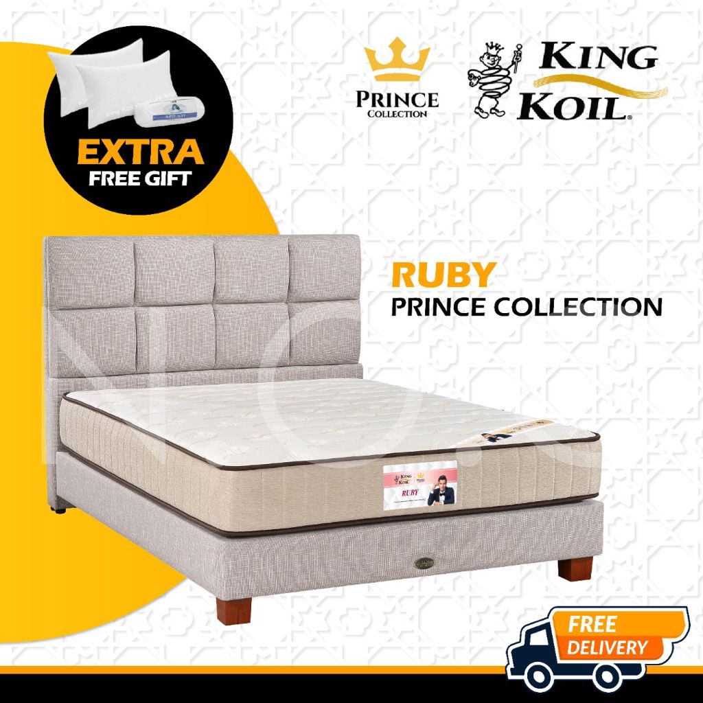 King Koil Prince Collection RUBY 12 Inches Super "X" Spring Mattress