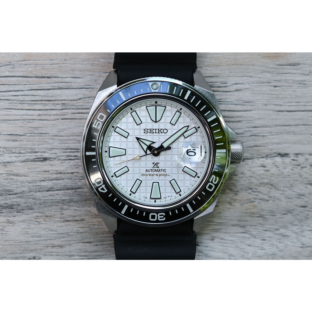 Seiko Prospex King Samurai White Dial Sapphire Diver's Automatic Watch  SRPE37K1 | Shopee Malaysia