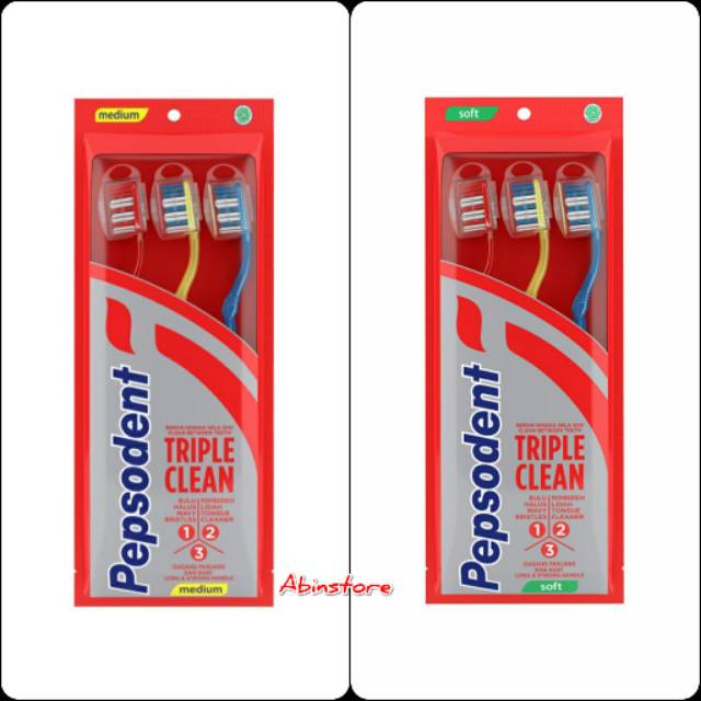 pepsodent triple clean toothbrush