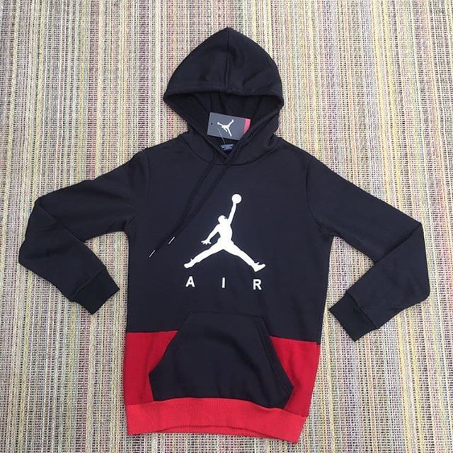 black and red jordan sweater