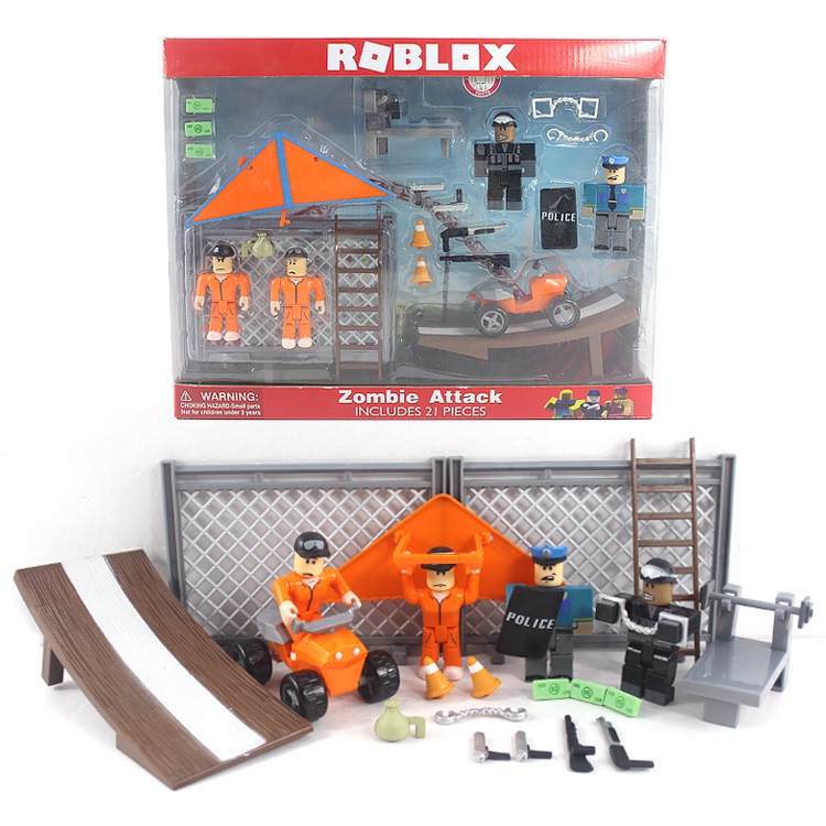 Roblox Zombie Attack Action Figures Playset 21Pcs Toy Birthday Xmas Gift Set HOT 
