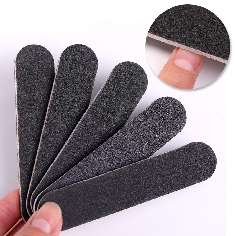 1Pc Washable Nail File Sandpaper Nail Buffer Double Side Sanding Buffing for UV Gel Polish