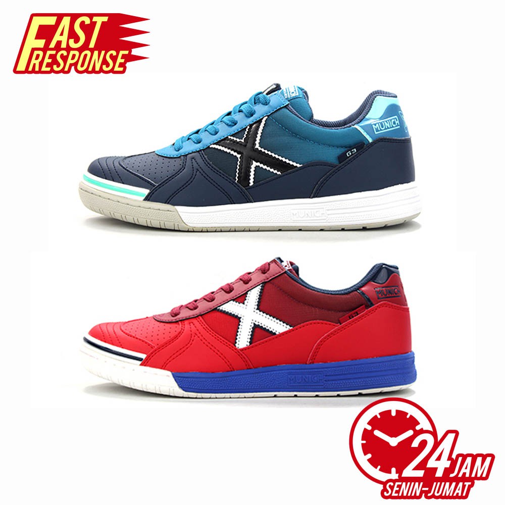 Buy Futsal Shoes X Munich G3 Indoor 17 Rojo Blanco 18 Marino Negro Seetracker Malaysia