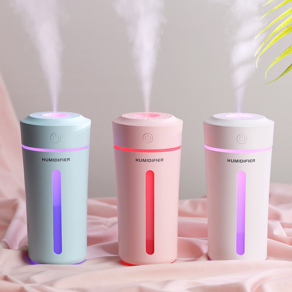 Ultrasonic Turning Color Cup Humidifier USB Diffuser Aroma Home Car