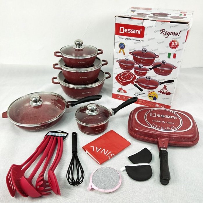 Dessini 23 pcs dessini italy cooking set Shopee Malaysia