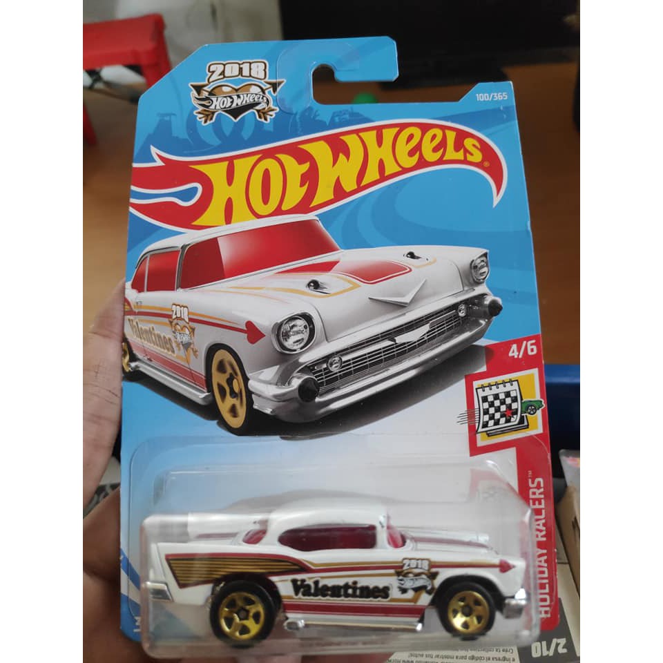 hot wheels 57 chevy valentine