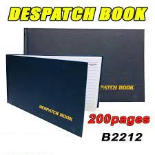 Despatch Book 200pgs - B2212 / Buku Despatch 200ms / B2212 | Shopee ...