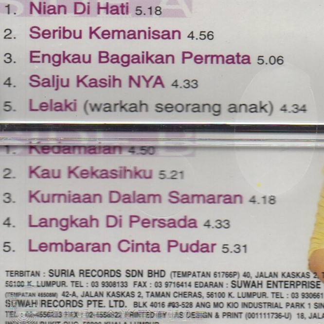 Buy Dato Siti Nurhaliza Pancawarna Cassette Kaset Tape Seetracker Malaysia