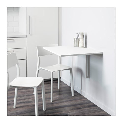 Ikea Norberg Wall Mounted Drop Leaf Table White Shopee Malaysia