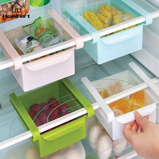 Image of Slide Kitchen Fridge Freezer Space Saver Organizer Storage Rack Shelf Holder New Storage Containers