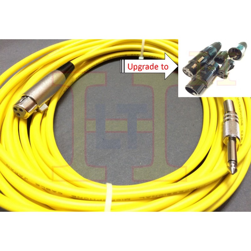 EXTENSION MIC CABLE 5 METER (MONO JACK + XLR FEMALE CUSTOM MADE