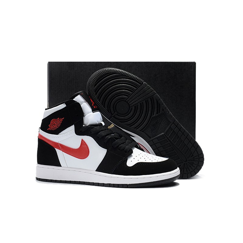 womens jordan 1 black and white
