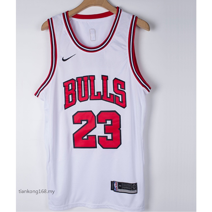 white chicago bulls jersey