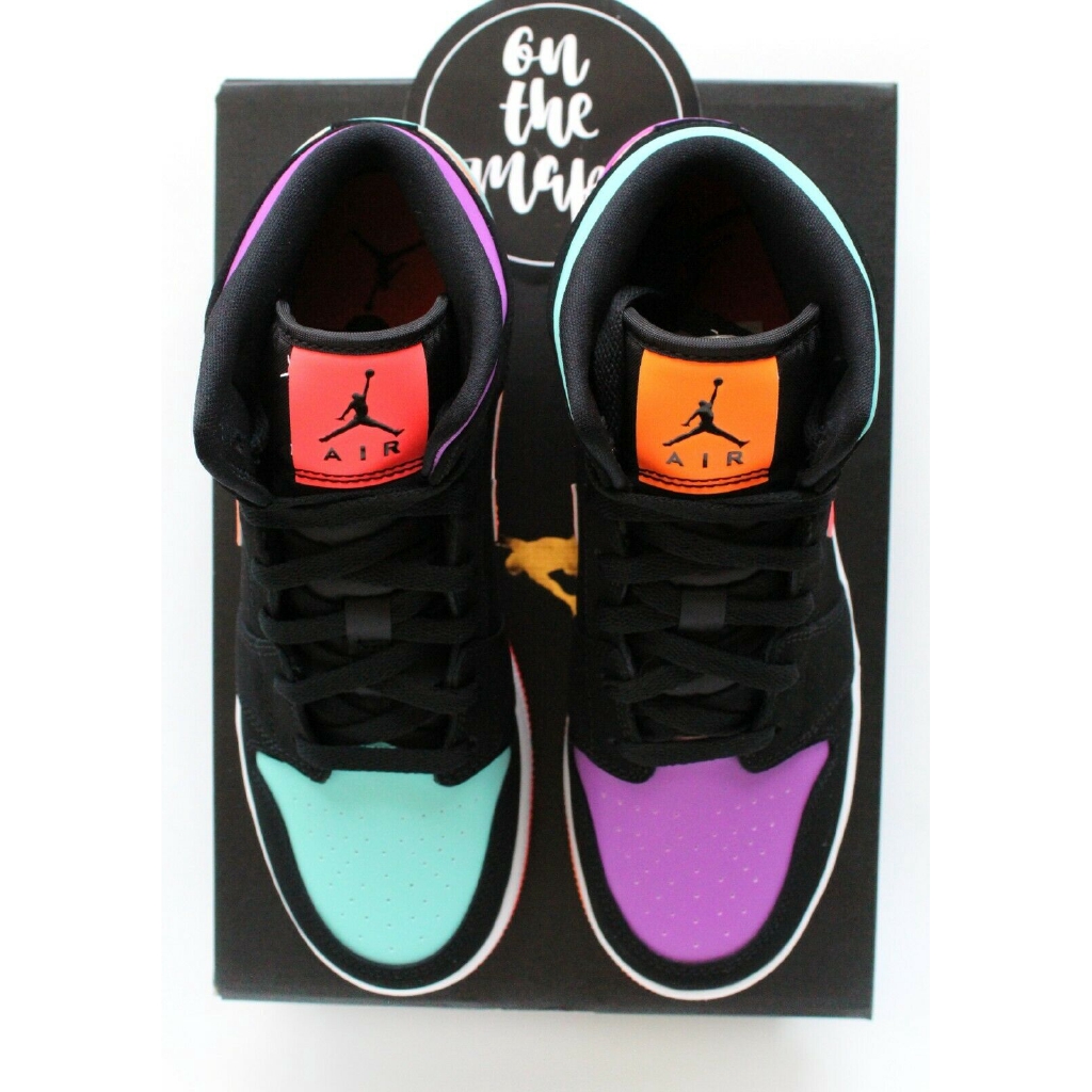 nike air jordan 1 retro mid orange