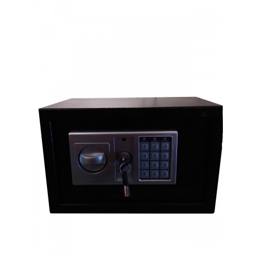 Home Hotel Use Digital Safety Deposit Box wall safe vault(BLACK)20cm