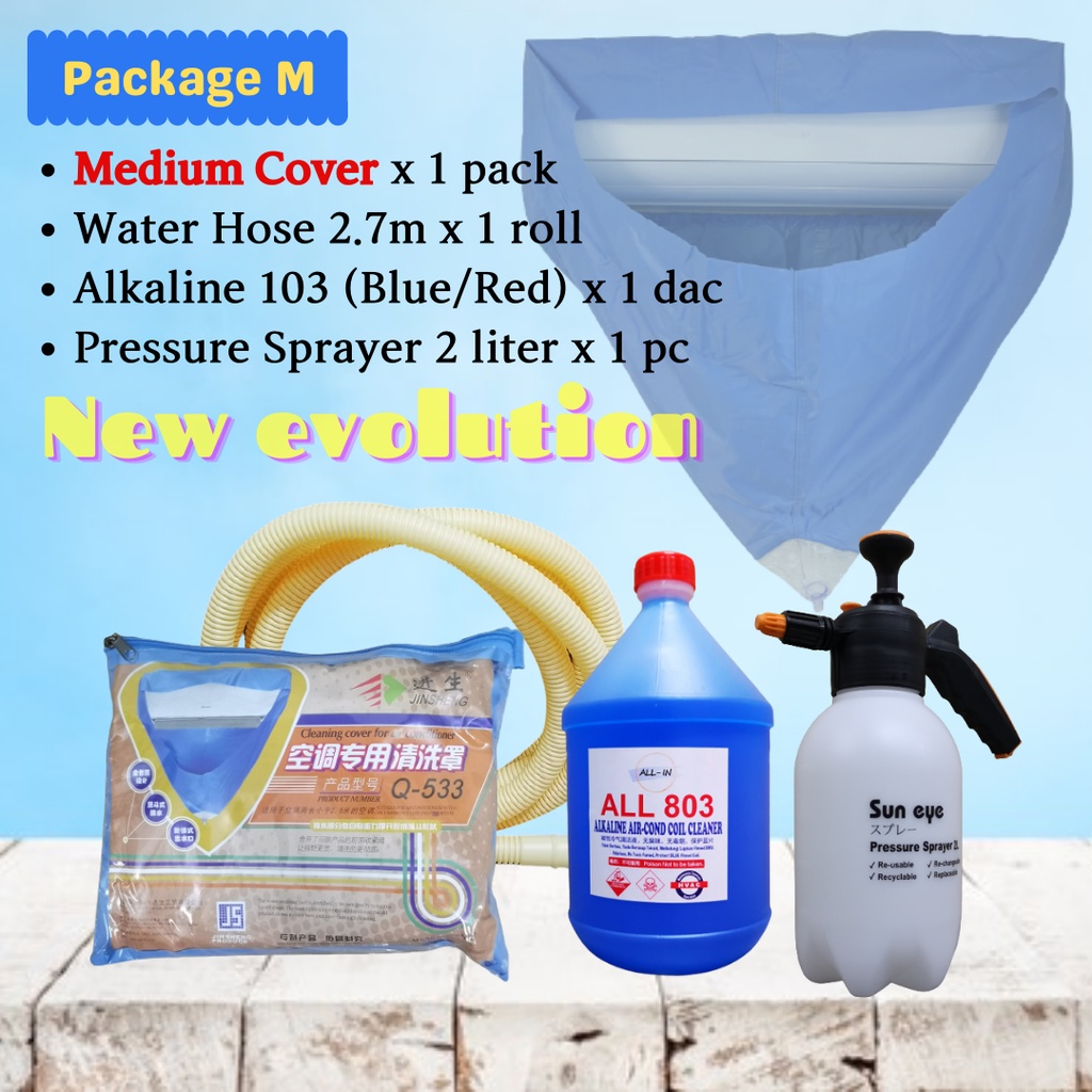Airconditioner Cleaning Kit for Wall Mounted Type 1.0hp 2.5hp