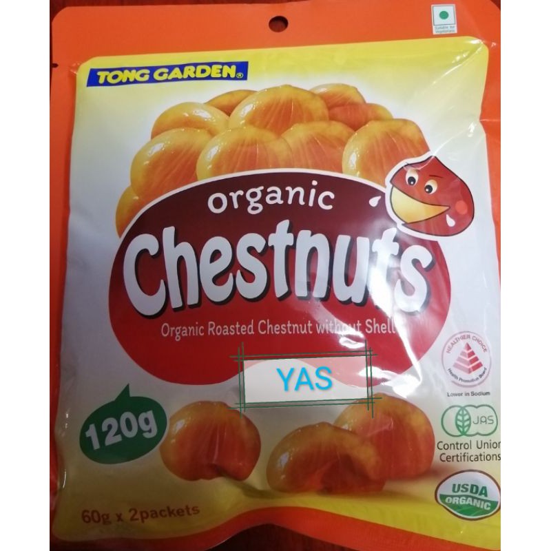 (READY STOCK)TONG GARDEN ORGANIC CHESTNUT 120G Shopee Malaysia