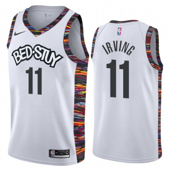 Brooklyn Nets 11 Kyrie Irving Bed stuy 