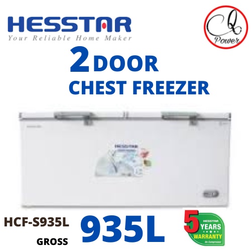 Hesstar 935L Chest Freezer HCF-S935L ..(Delivery Klang Valley Area only Free Installation )