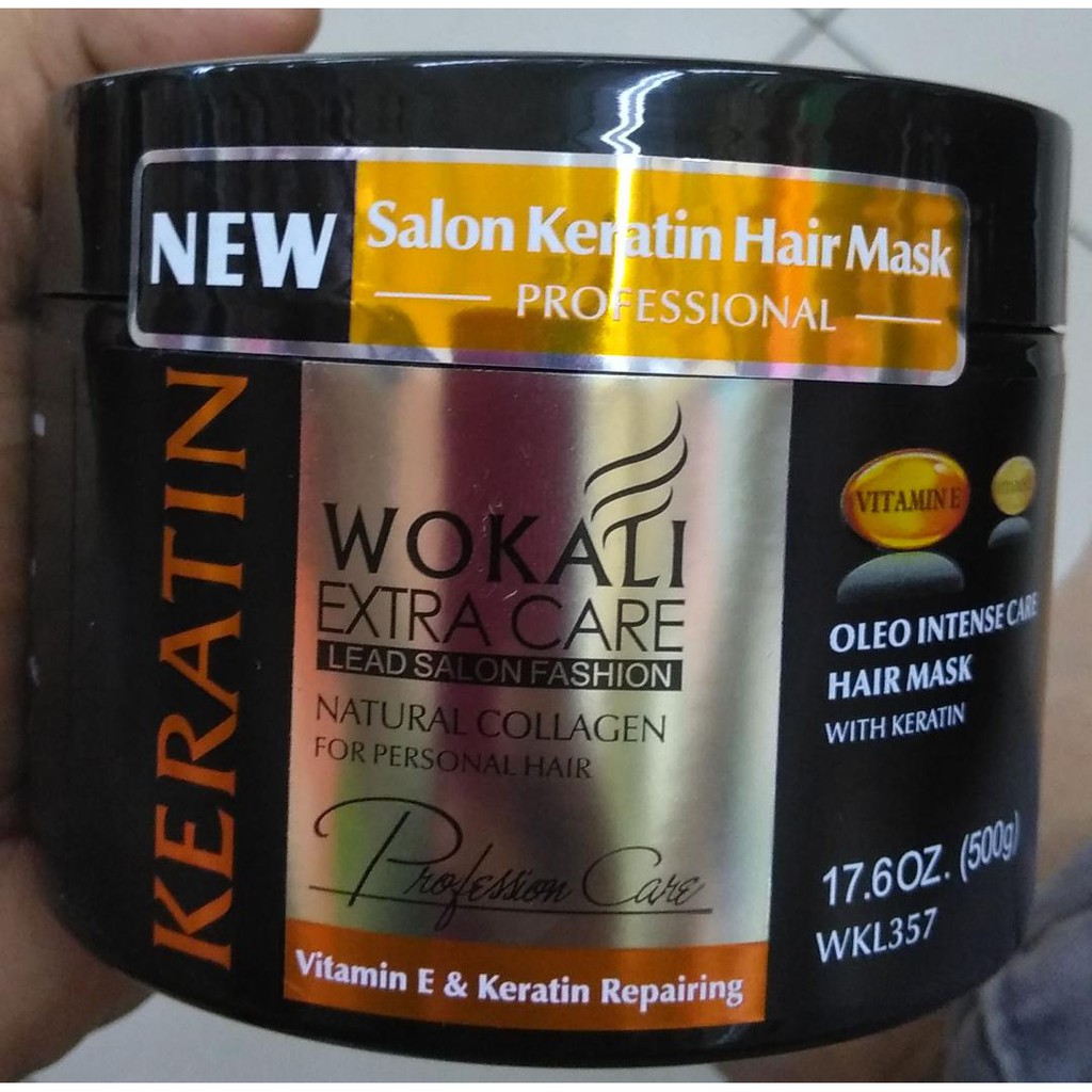 Wokali Extra Care Natural Collagen For Personal Hair Mask 500 G Shopee Malaysia
