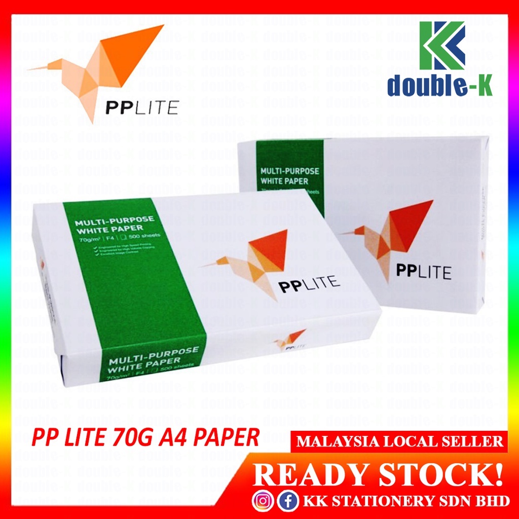 PP LITE A4 Paper 70gsm 500's - RM12.40/ream | Shopee Malaysia