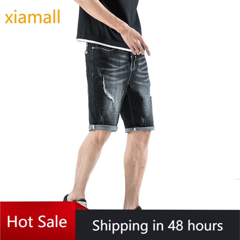 mens black shorts jeans