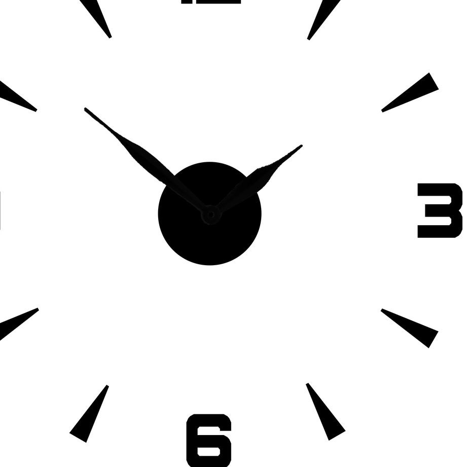 206dms ORIGINAL Wall Clock Paste Large DIY Wall Clock Diameter3050