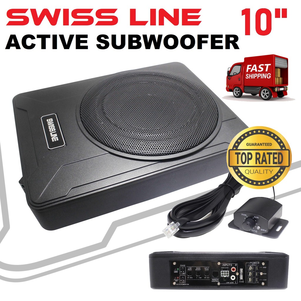 underseat active subwoofer