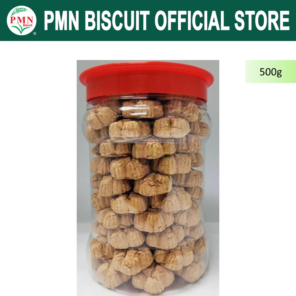 500g Kuih Bangkit Gula Melaka Tapioca Cookies 椰糖番婆饼 新年必吃年饼 新年年饼 PMN Biscuit (Halal)