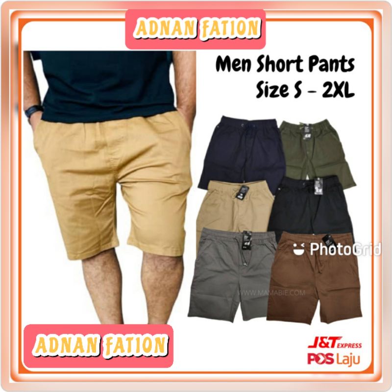 Seluar Pendek Dewasa Men Short Pants Men size S-3XL Men's Short Plain ...