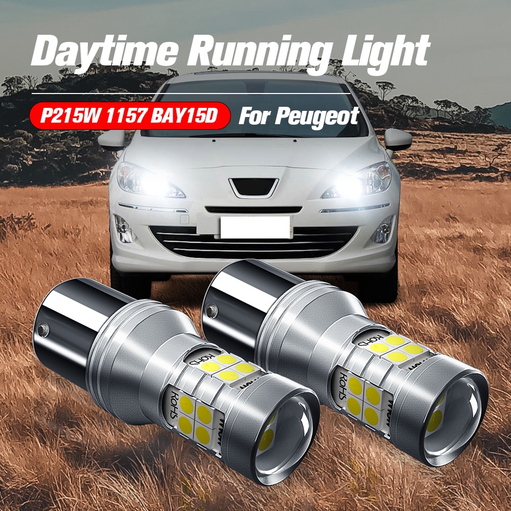 2pcs LED Daytime Running Light DRL Bulb Lamp P21/5W 1157 BAY15D Canbus