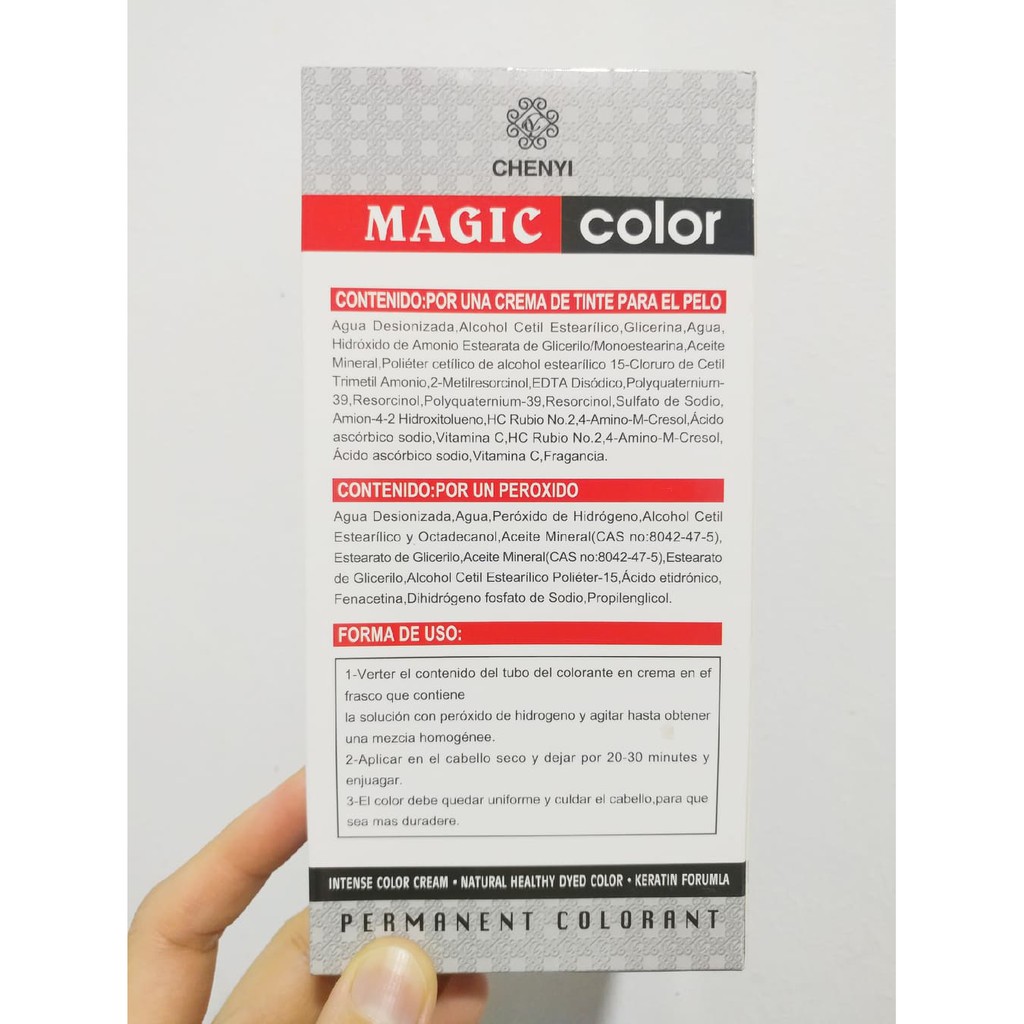 Chenyi Magic Brand New Formula Hair Dye Hair Color 22 0 Natural Black 染发膏 黑色 Shopee Malaysia