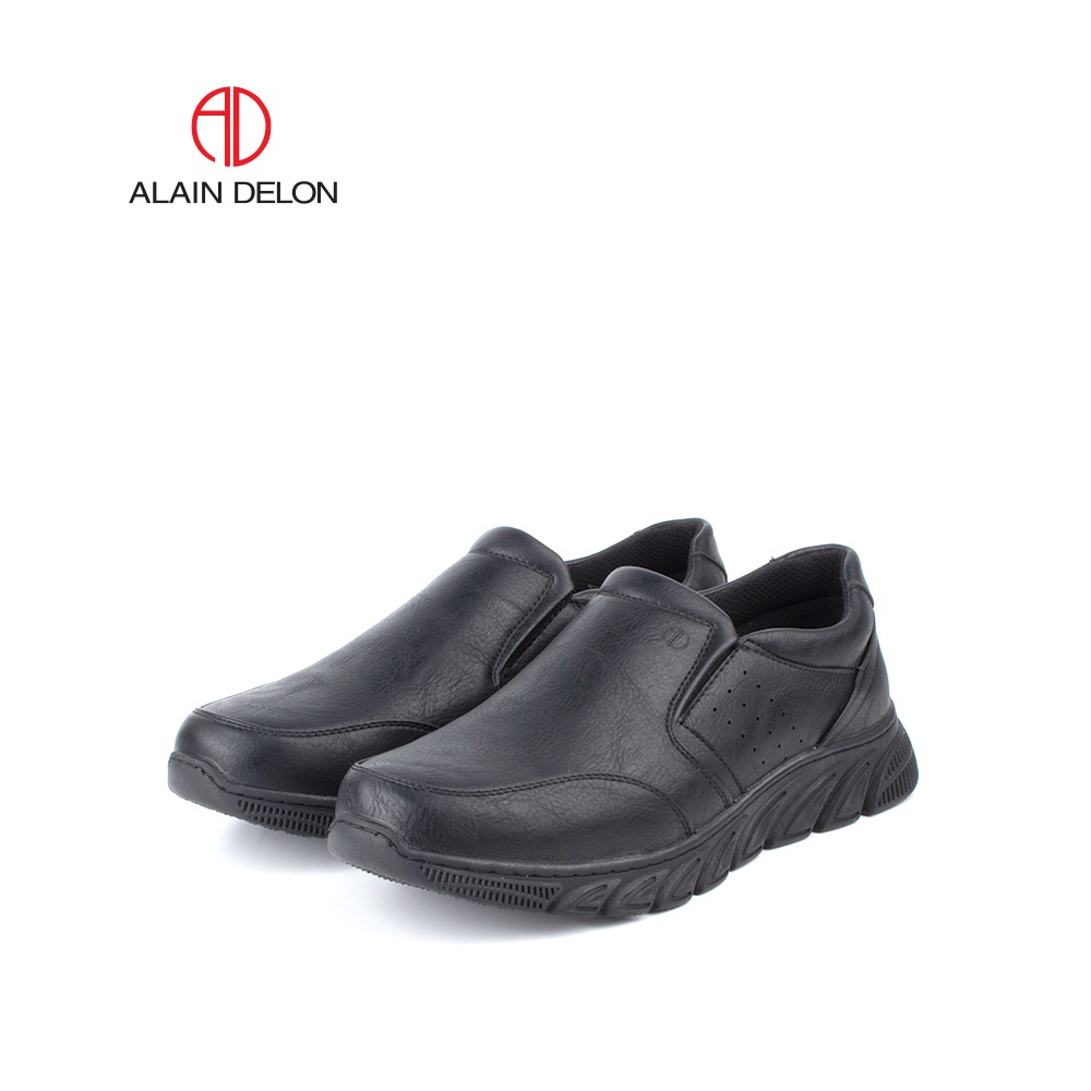 ALAIN DELON Men's Polyurethane Casual Shoes - Black 252200-MB1-1P ...