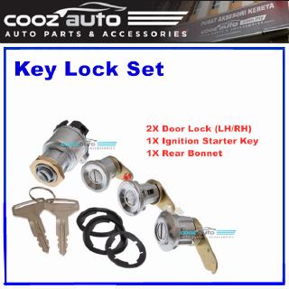 Perodua Kancil Key Lock Set Door Bonnet Boot Start Starter 